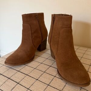 Tan Ankle Booties